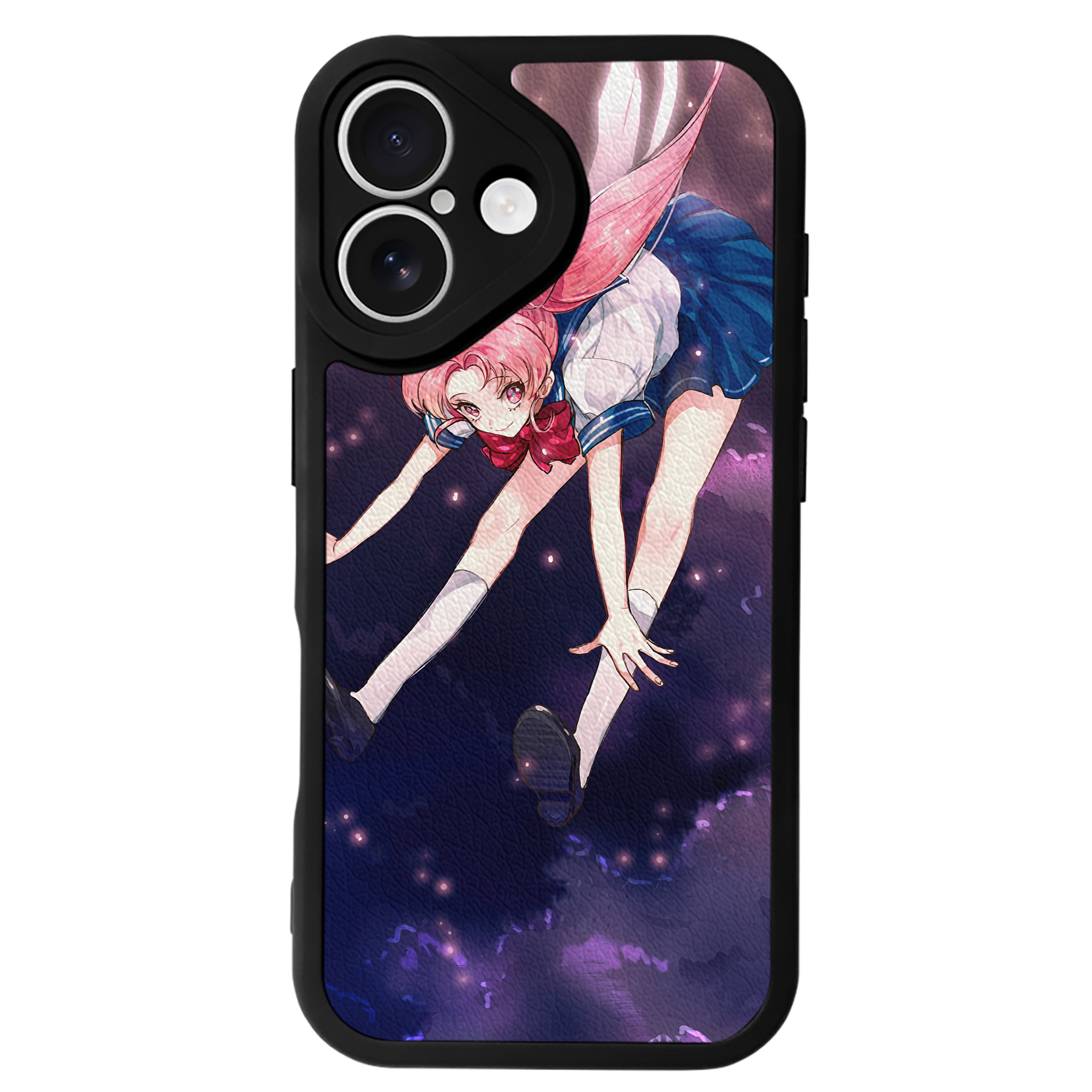 （画像用） 美少女戦士セーラームーン Sailor Moon 【iPhone 16シリーズ対応】シリコンスマホケース（レザー調） 材質：シリコン